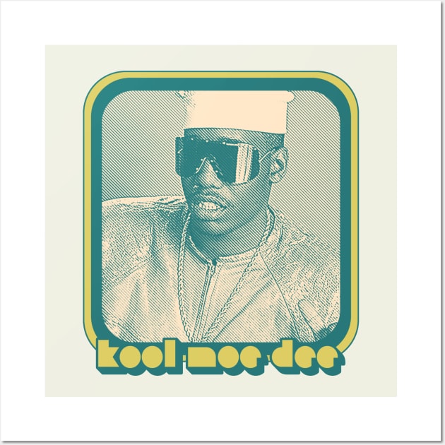 Kool Moe Dee //// Retro 80s Hip Hop Fan Wall Art by DankFutura